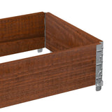 Garden Planter Brown 100x50 cm Solid Wood Pine 3295390