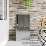 Outdoor Storage Box Silver 55 x 50.5 x 50 cm Steel 874578