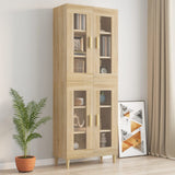 Hanging Wall Cabinet Sonoma Oak 69.5x34x90 cm 812279
