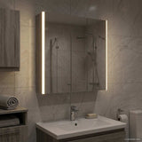 Bathroom Mirror Cabinet Grey Sonoma 63.5 x 15.5 x 70 cm 889244