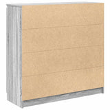 Sideboard with Drawers Grey Sonoma 100.5x35x98.5 cm Engineered Wood 3328458