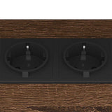 Bedside Cabinet 2 pcs Brown Oak 38 x 30 x 48 cm Engineered Wood 859589