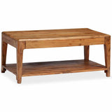 244956 Coffee Table Solid Wood 88x50x38 cm