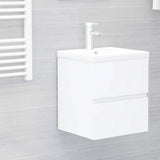 Sink Cabinet White Engineered wood Sink Cabinet Rectangular 804728