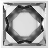Planter 2 pcs Silver 40 x 40 x 75 cm Galvanised Steel 883791