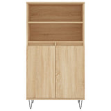 Highboard Sonoma Oak 60x36x110 cm Engineered Wood 831487