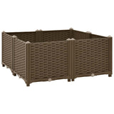 Raised Bed 80x80x38 cm Polypropylene 316525