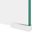 ZNTS TV Stand/Monitor Riser Glass Clear 90x30x13 cm 244130