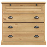 Highboard "VIGO" 80x40x176 cm Solid Wood Pine 3200583