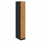 Wardrobe with Shelf Black Oak 50 x 30 x 200 cm Engineered Wood 3403215