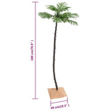 LED Palm Tree Warm White 96 LEDs 180 cm 345138