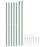 Wire Mesh Fence with Spike Anchors Green 1.8x10 m 154133
