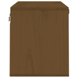 ZNTS Wall Cabinet Honey Brown 60x30x35 cm Solid Wood Pine 818353