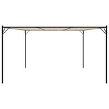 Gazebo Beige 4x4 m 180 g/m Fabric and Steel 362466