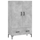 Highboard Concrete Grey 69.5x31x115 cm Engineered Wood 828240