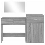 3 Piece Dressing Table Set Grey Sonoma Engineered Wood 3276523