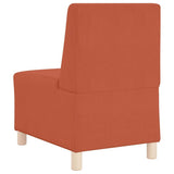 Modular Sofa Unit Armless 2 pcs Orange 55 x 74 x 82 cm 3399782