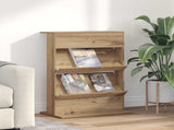 Magazine Rack Artisan Oak 70 x 41 x 96 cm Engineered Wood 899542
