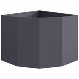 Corner Planter Anthracite 60 x 60 x 50 cm Steel 883663