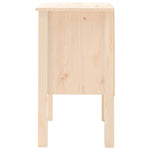 ZNTS Bedside Cabinet 40x35x61.5 cm Solid Wood Pine 813689