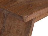 Stool Natural 40 x 25 x 31 cm Mahogany Wood 42012397