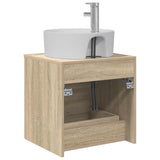 Wall-Mounted Sink Vanity Sonoma Oak 49.5 x 44.5 x 65 cm 890296