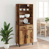 Highboard Old Wood 69.5 x 34 x 180 cm Engineered Wood 3415733