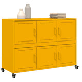 Sideboard Mustard Yellow 100.5x39x72 cm Steel 846743