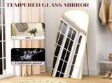 165cm Aluminium Frame Standing Mirror - Gold T3398P378118