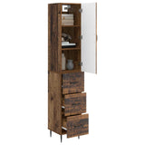 Cabinet Set 2 pcs Old Wood 33 x 34.5 x 90 cm Engineered Wood 3416653