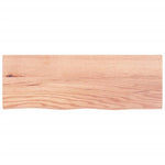 Bathroom Countertop Light Brown 80x30x cm Treated Solid Wood 3156115