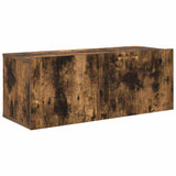 7 Piece TV Cabinet Set Smoked Oak Engineered Wood 3114547