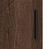 Bathroom Cabinet with Storage Brown Oak 60 x 35 x 80 cm 883311