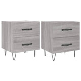 Bedside Cabinets 2 pcs Grey Sonoma 40x35x47.5 cm Engineered Wood 827305