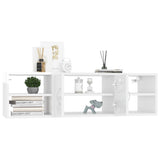 Wall Shelf High Gloss White 102x30x29 cm Engineered Wood 806262