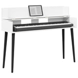 Studio Desk White 130 x 40 x 19.5 cm Engineered Wood 8006676