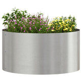 Planter Ring 5 pcs Silver 40 x 40 x 20 cm Stainless Steel 873615