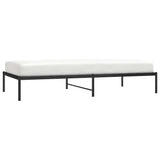 Metal Bed Frame without Mattress Black 100x200cm 350841