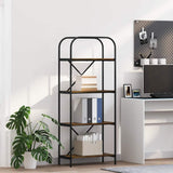 Bookshelf Smoked Oak 60 x 30 x 146 cm Engineered wood 879859