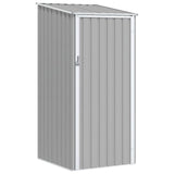 Garden Shed Grey Galvanised Steel 87x98x159 cm Garden Shed 46290