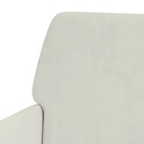 Bench Cream 108x79x79 cm Velvet 351390