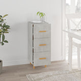 Sideboard Concrete Grey 34.5x34x90 cm Engineered Wood 812343