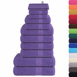 12 Piece Towel Set "FROGN" Purple 360 gsm 137104