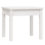 Garden Bench White Solid Pine Wood Small Garden Bench 823991