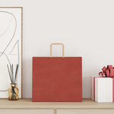 Paper Bags 250 pcs with Handles Red 32x22x28 cm 4101988