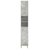 Bathroom Cabinet with Open Shelf ARNHEM Concrete Grey 896598