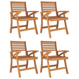 Garden Dining Set Natural wood Solid acacia wood with an oil finish 3156858