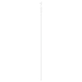 Sliding Door ORKDAL White 93 x 202 cm Solid Pine Wood and Glass 3331896