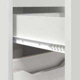 Bathroom Cabinet White 30.5 x 30 x 101 cm Engineered Wood 888737