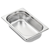 Gastronorm Containers 8 pcs GN 1/4 65 mm Stainless Steel 50901